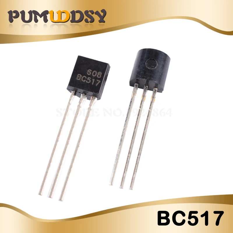 50 шт. BC517 NPN транзистор Дарлингтона 625 мВт 30V 500mA