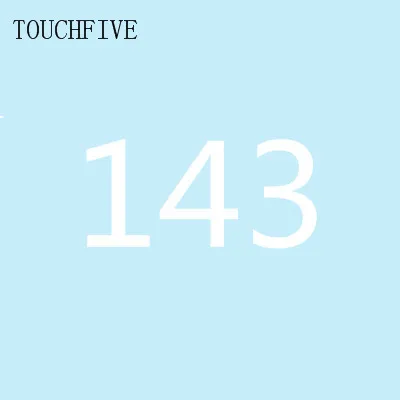 143 1 шт. TouchFive на выбор, 168 цветов, маркеры для эскизов, маркеры на спиртовой основе, набор цветных маркеров, товары для рукоделия, ручка для школы - Цвет: 143