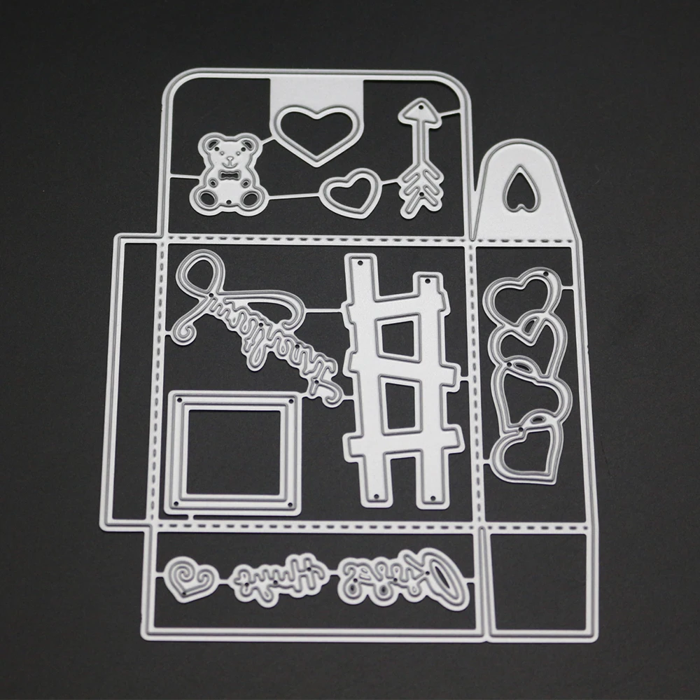 Подарок Подарочная коробка Скрапбукинг Новое поступление металлический