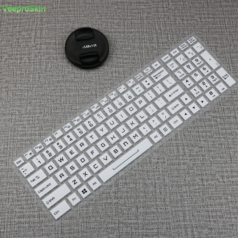 white Для HASEE GX10-CR7 PRO GX10-CR9 плюс GX8-CR6S1 ZX8-CR6S1 15,6 17,3 дюймов чехол для клавиатуры ноутбука Защитная крышка - Цвет: white