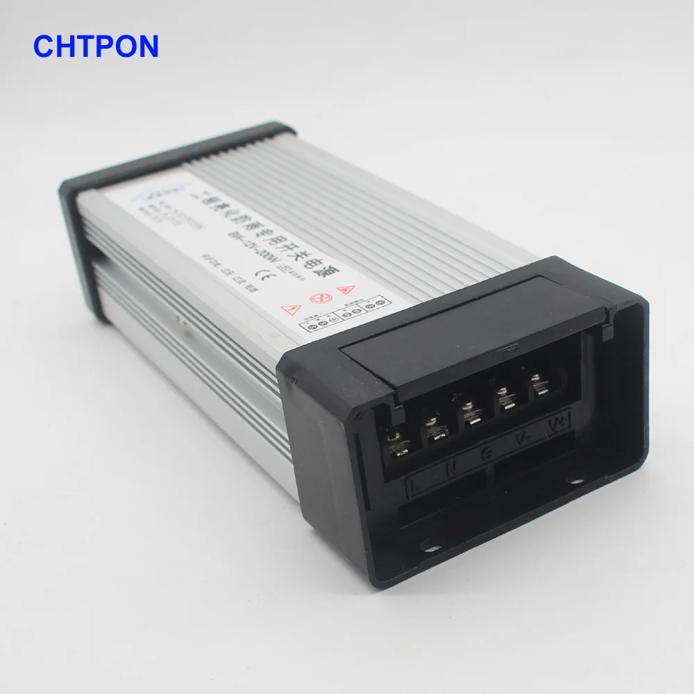 DC12V AC220V 60 Вт 100 200 250 400 LED Драйвер освещение Трансформатор непромокаемый источник