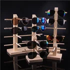 Стеллаж для очков из массива дерева, стеллаж для очков, стеллаж для очков, декоративный реквизит, подставка для солнцезащитных очков, полка для очков