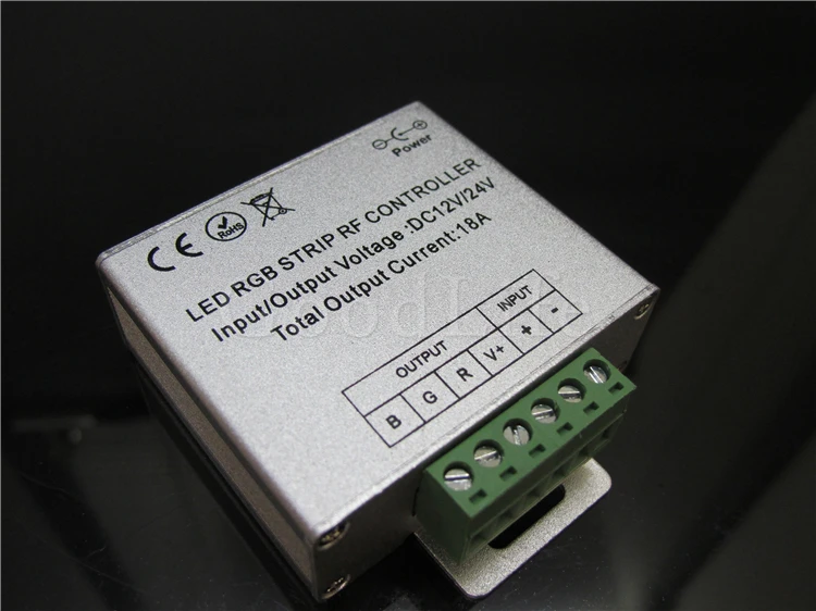 Беспроводной контроллер для светодиодных лент 12 24 В постоянного тока|rgb remote
