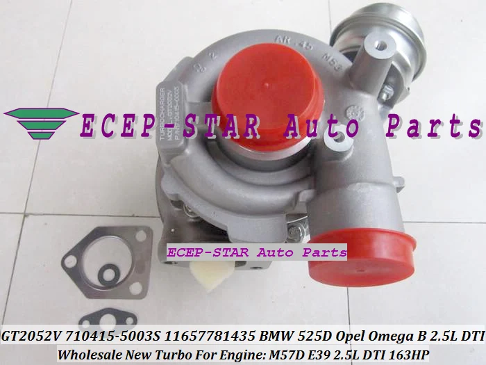 Бесплатная доставка GT2052V 710415-5003S 710415-0001 710415 турбо для BMW 525D 2002-2003 Opel Omega B 2.5L DTI