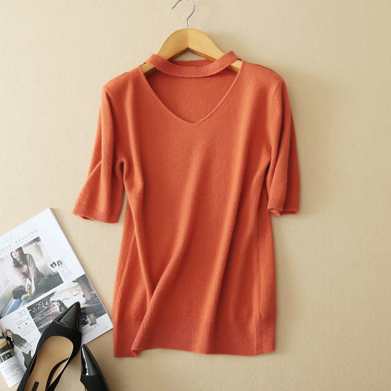 2018 брендовый новый дизайнерский Европейский женский кашемировый свитер ярких