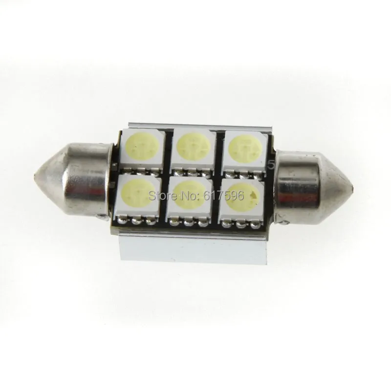 2X 6SMD 36 мм canbus светодиодный номерной знак светильник для VW Golf 4 5 Passat 3B 3BG 3C CC поло 9N T5