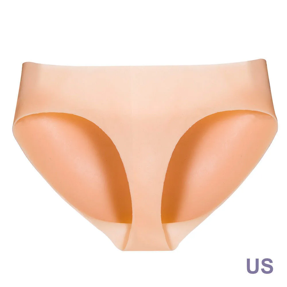 New Fashion Sexy Full Silicone Underwear Butt Enhancer Trangle Pant Body Pads Shaper Wear Body Shapewear Pants Gift