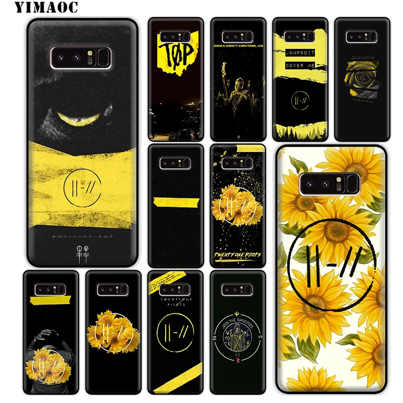 YIMAOC Twenty One Pilots Мягкий силиконовый чехол для samsung Galaxy Note 10 Plus 9 8 A9 A8 A6 2018 A5 A3 2017 2016 |