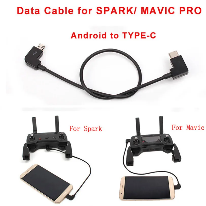 RC USB кабель адаптер для DJI Spark Mavic Pro передатчик телефон планшет подключение
