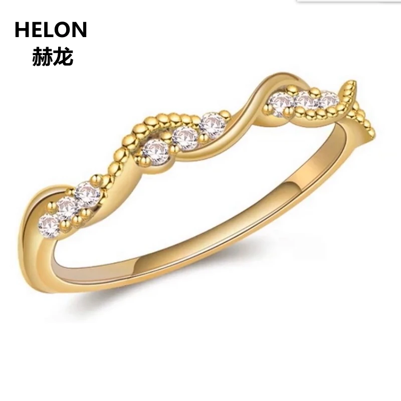 Женское кольцо из желтого золота с натуральными бриллиантами|Кольца| |