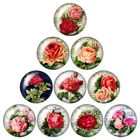 Новинка BeautyColorful flowerspattern10 шт Смешанные 12 мм16 мм18 мм25 мм круглые фотостудии кабошон demoflat