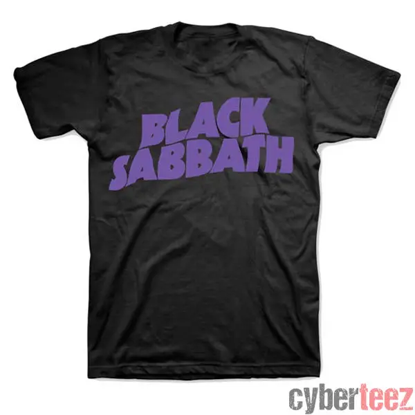 Black Sabbath фиолетовый логотип (S-3XL) Оззи футболка новый официально лицензированный |