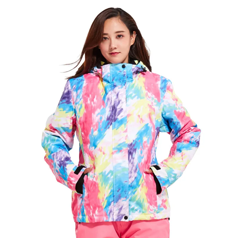 Новый Зимний лыжный костюм куртки брюки женский для сноуборда зимняя одежда