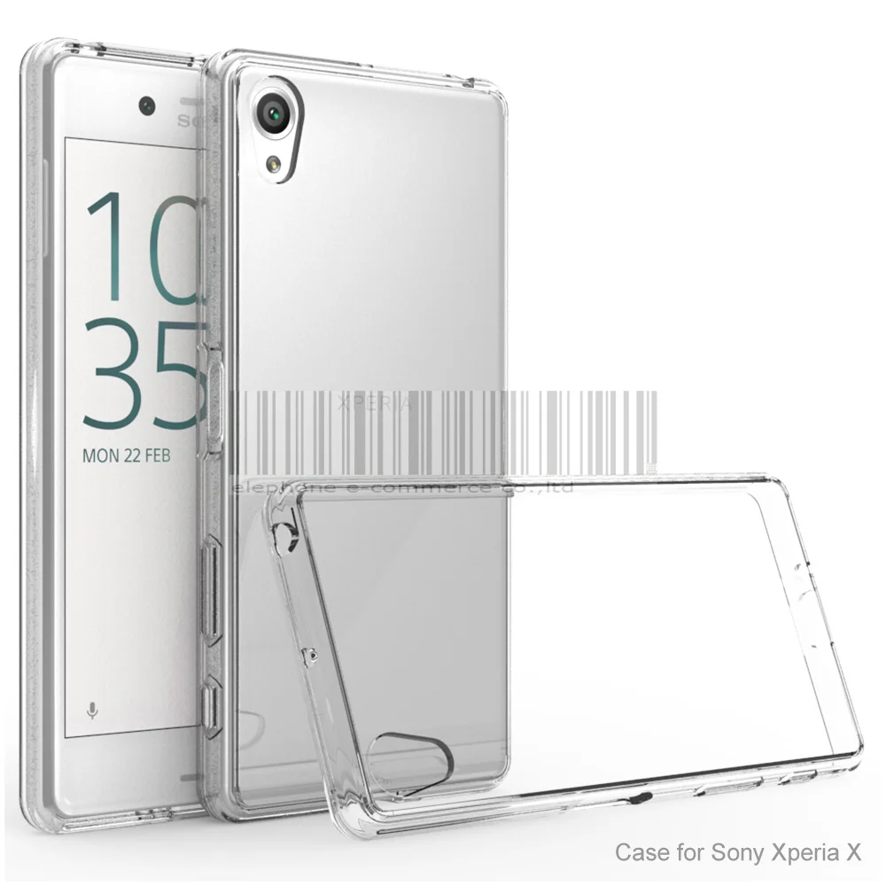 2016 Новинка противоударный ТПУ + акриловый прозрачный чехол Кристалл Защитный для