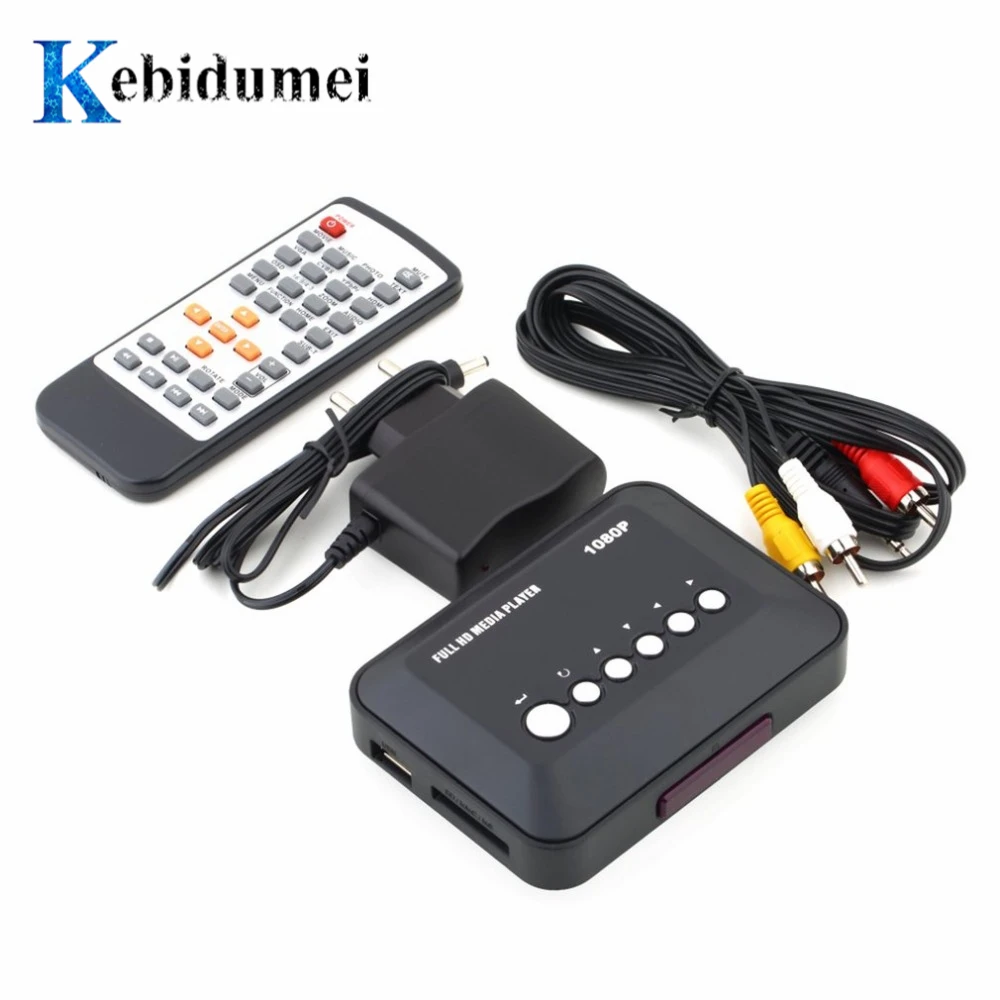 

1080P HD Media player TV Videos for SD MMC RMVB MP3 Multi TV USB HDMI-compatible Media Player Box Support USB Hard Disk drive