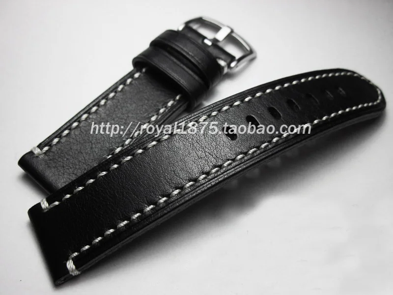 Ремешок для часов винтажный гладкий из натуральной кожи 18 19 20 21 22 мм|men watchband|genuine