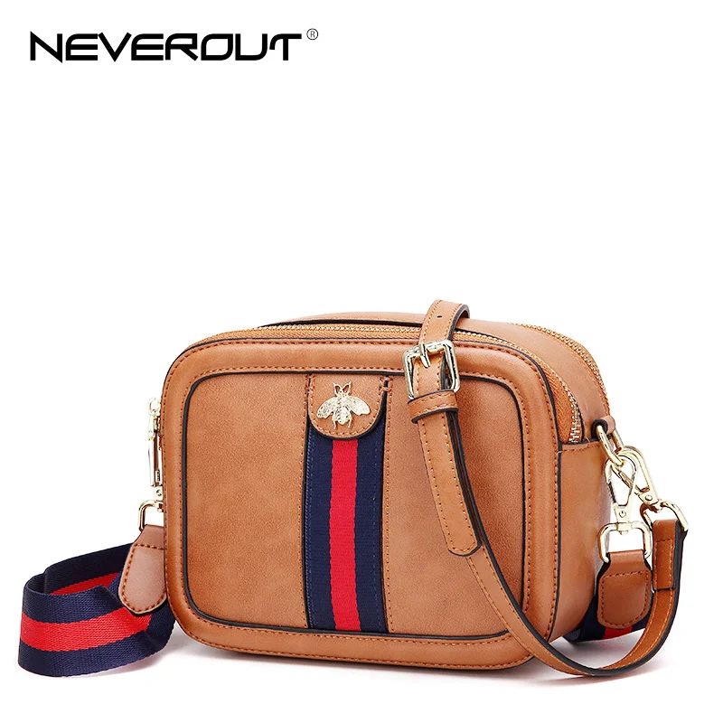 NEVEROUT бренд небольшая сумка на плечо для Для женщин Разделение кожаные женские