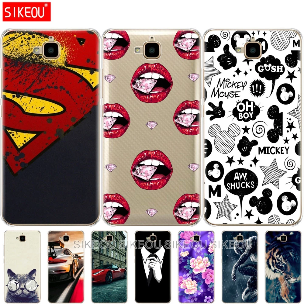 Case For Huawei Honor 4C Pro Cover Soft Silicon Back Y6 2015 TIT-L01 TIT-TL00 Phone |