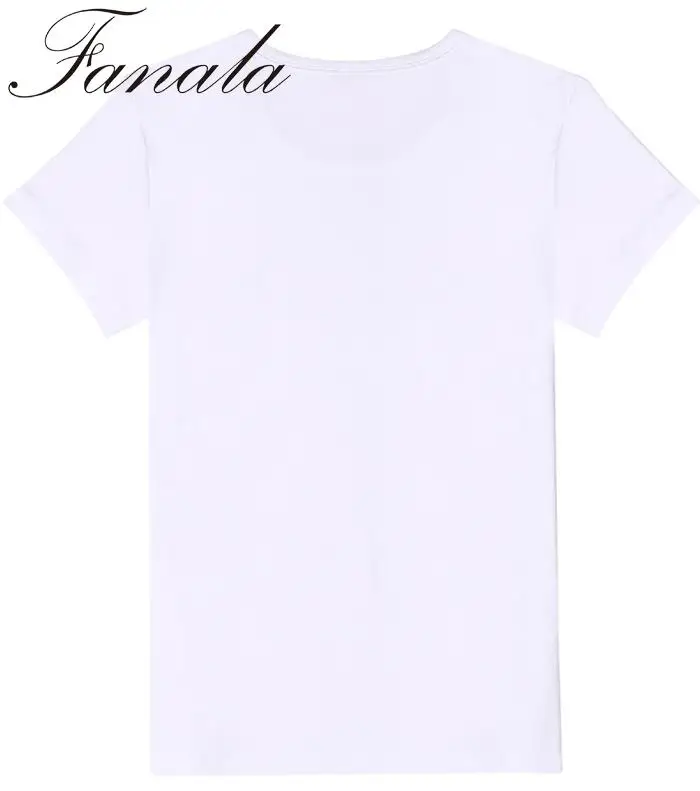 Шеи Футболка Plain Crew Для женщин Повседневное Fit мягкий короткий рукав тонкий Белый