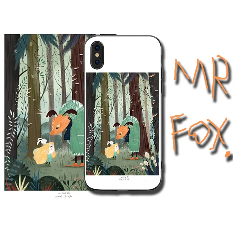 Мультяшные сказочные чехлы для телефонов Чехол iphone X XR XS MAX 6 6s 7 8 Plus ТПУ покрытие