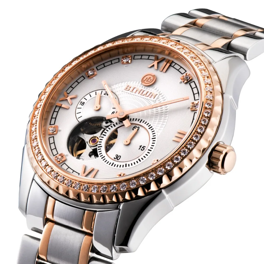 Мужские часы с бриллиантами, роскошные мужские механические часы Longinesing, сапфир, водонепроницаемые, Datejust, Лидирующий бренд, деловые автоматические часы