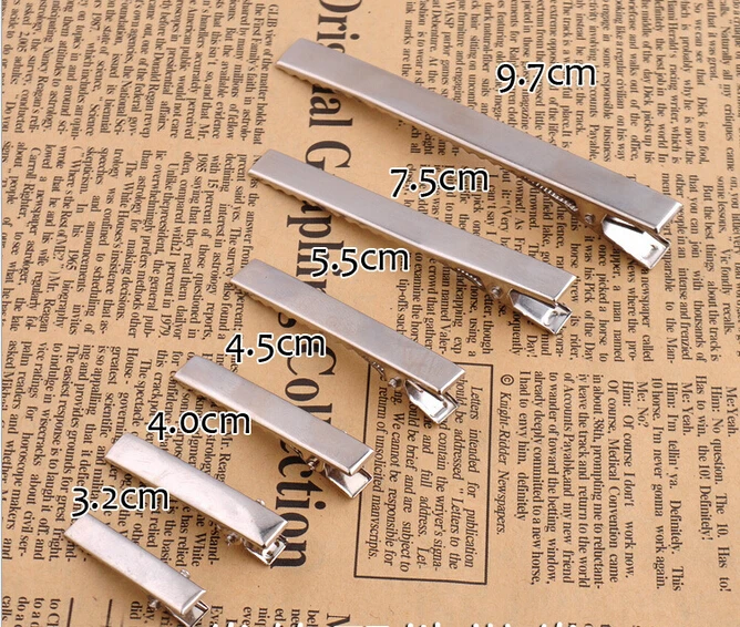 Металлические одиночные зажимы для волос банты аллигатора 20 шт./лот бесплатная