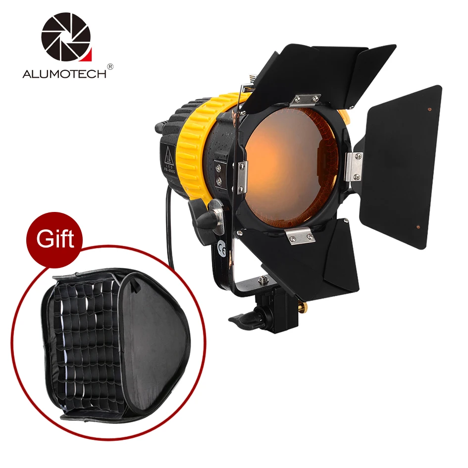 Компактный светодиодный прожектор ALUMOTECH 5500/3200K 80 Вт непрерывный свет + V образное