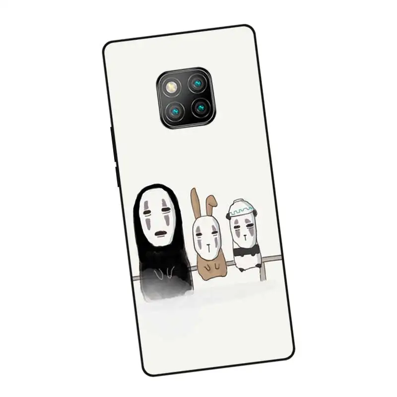 N357 No Face Man черный силиконовый чехол для huawei mate 8 9 10 20 30 Lite Pro |