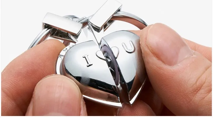 Фирменный креативный брелок с надписью «I love you», брелок для ключей, кольца для женщин, брелок для влюбленных, новинка, подарок, брелок