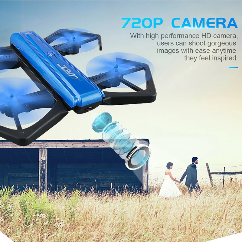JJRC H43WH радиоуправляемые вертолеты WI FI FPV Дрон с камерой для съемки Камера HD