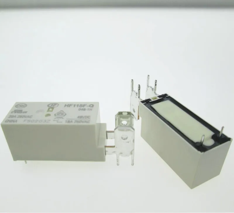 48V реле HF115F-Q-048-1H HF115F-Q 048-1 х JQX-115F-Q 048-1 х JQX-115F-Q-048-1H 48VDC 48V DC48V 18A 250VAC