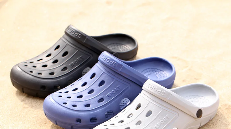 Balanced Zapatos, распродажа, новые мужские кожаные сандалии, мужские сабо из ЭВА, тапочки, летние сандалии, легкие, высокое качество, дышащие