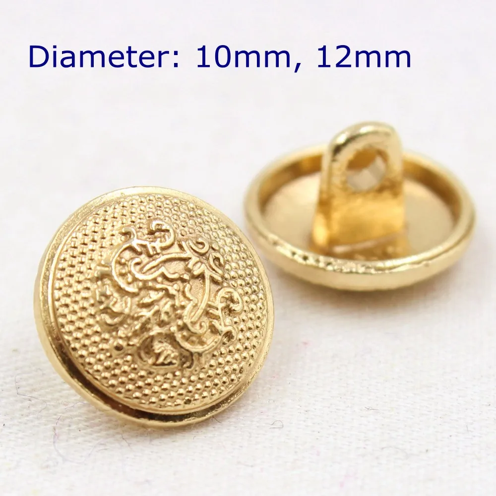 163268 free shipping 50pcs gold metal buttons World famous classic brand garment accessories DIY materials | Дом и сад