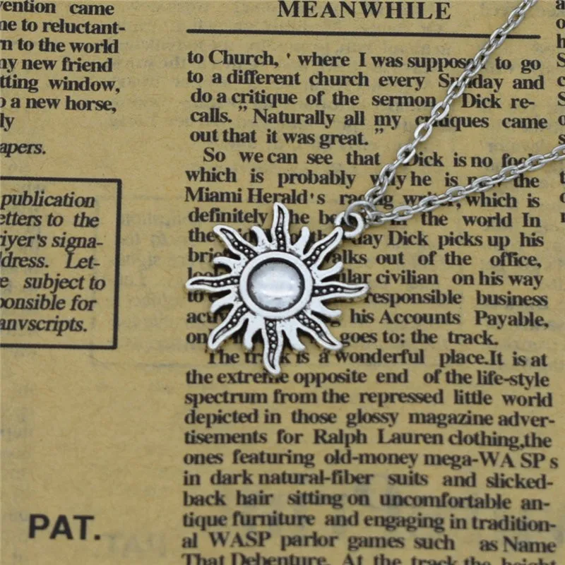 Handmade Stylish Chic Punk Tibetan Sunny Sun Pendant Necklace for Women Men Fashion Totem Party Jewelry Gift | Украшения и