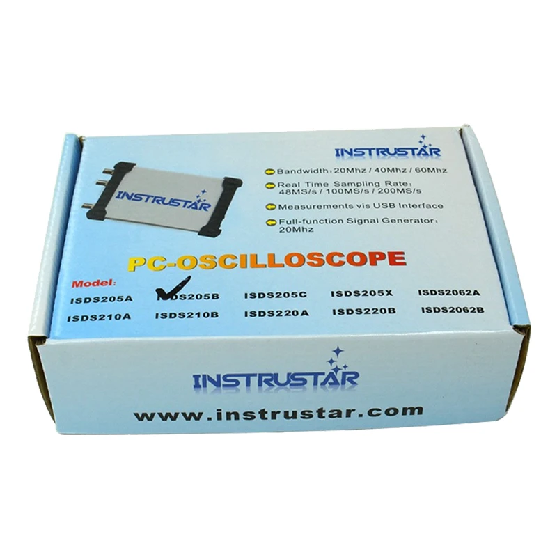 Новый instrumstar ISDS205B USB/анализатор спектра/DDS/Sweep / Data Recorder/цифровой осциллограф|instrustar