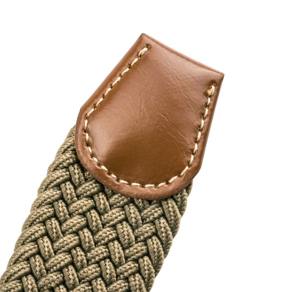 

Pin Buckle Belts Men Elastic Stretch Waist Belt Canvas Stretch Braided Elastic Woven Leather Belt Hot Metal Stretch Belt For Men