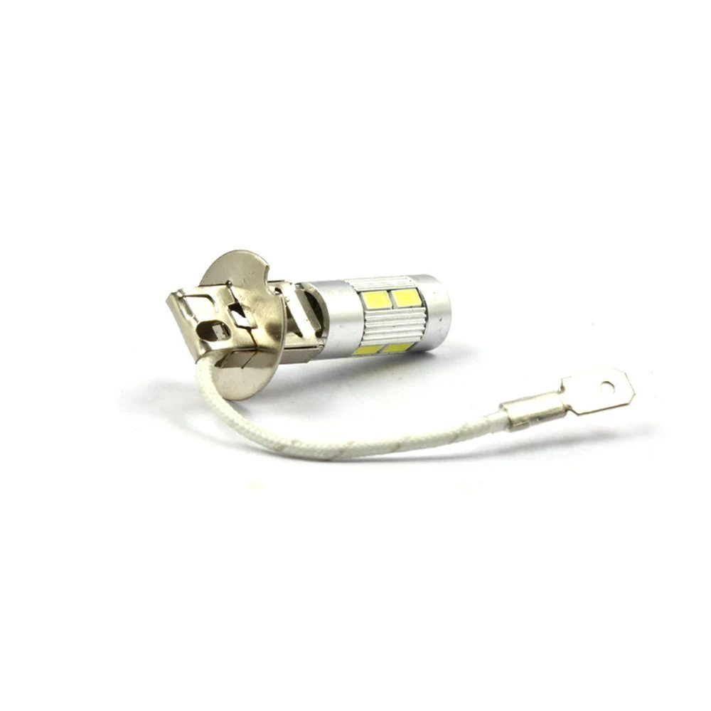 Yushuangyi 10pcs/lot H3 H1 5630 SMD 10 LED White Driving Fog Head Light Headlight Lamp Bulb 12V | Автомобили и мотоциклы