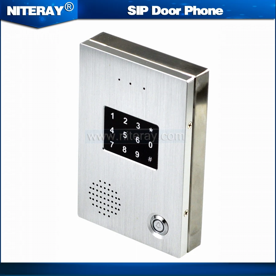 Низкая цена sip-телефон двери voip домофон RFID система входных дверей Q516 |