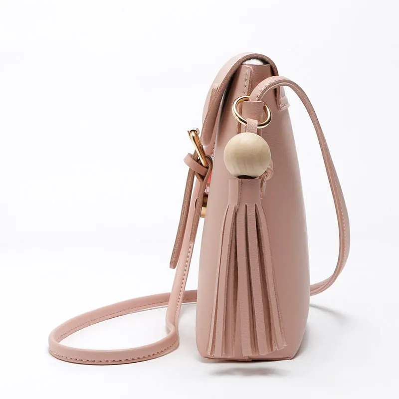 Модные сумки на плечо REPRCLA с кисточками женские мессенджеры из искусственной