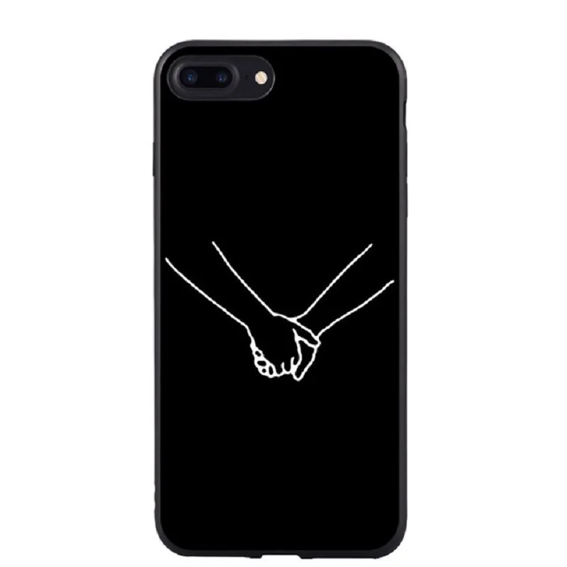 Чехол s с абстрактным рисунком для iphone 7 8 Plus X простой чехол Мягкий силикон + ТПУ 5 5S