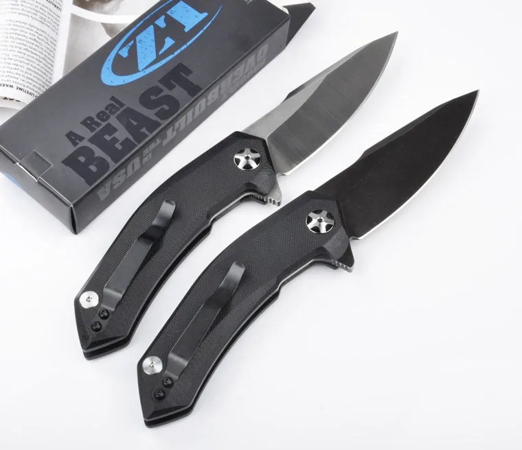 Складной нож ZT 0095 BW лезвие 5cr13mov Ручка G10 тактический с подшипником ножи для охоты