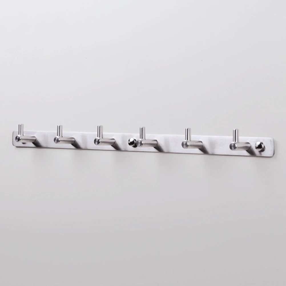 Настенный крючок из нержавеющей стали вешалка для пальто с 4 крючками домашнего