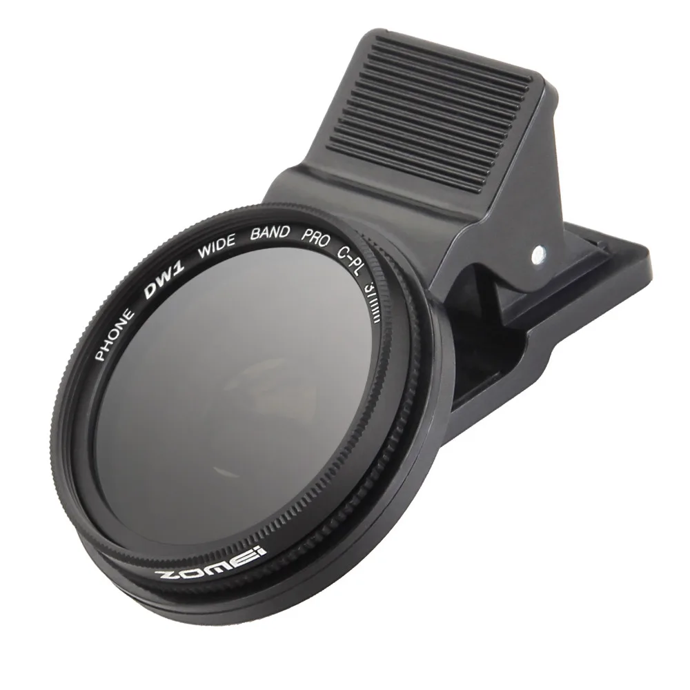3 в 1 ZOMEI Universal 37MM CPL + Close Up Filter ND2 400 ND Fader Kit Professional M1 Phone Lens For iPhone samsung|Фотофильтры для