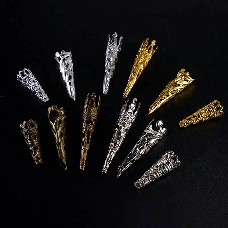 10 шт. искусственная резная смола подвеска-Маятник из хрусталя шапочка для