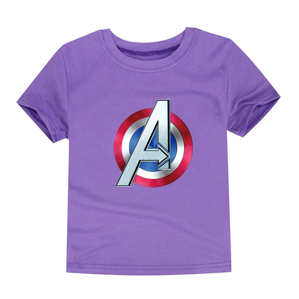 Летняя новая Брендовая детская футболка с принтом футболки для мальчиков