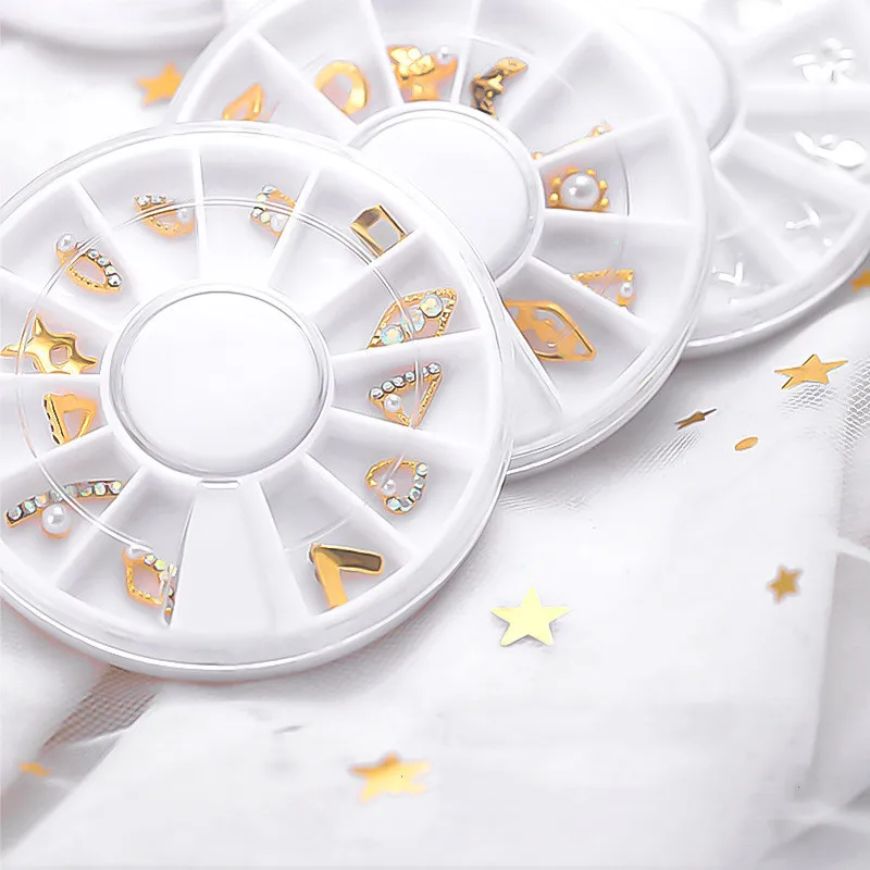 Смешанные искусственные серебряные 3D полые алмазные металлические украшения