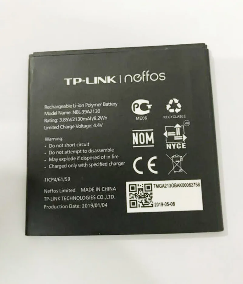 GeLar 3 85 V 2130mAh оригинальный качественный NBL 39A2130 батареи для TP Link Neffos