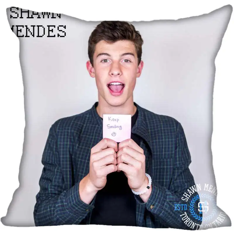 Best Shawn Mendes декоративная Свадебные наволочки на подушку индивидуальный подарок для(с одной стороны) наволочки с принтом - Цвет: Pillowcase 10