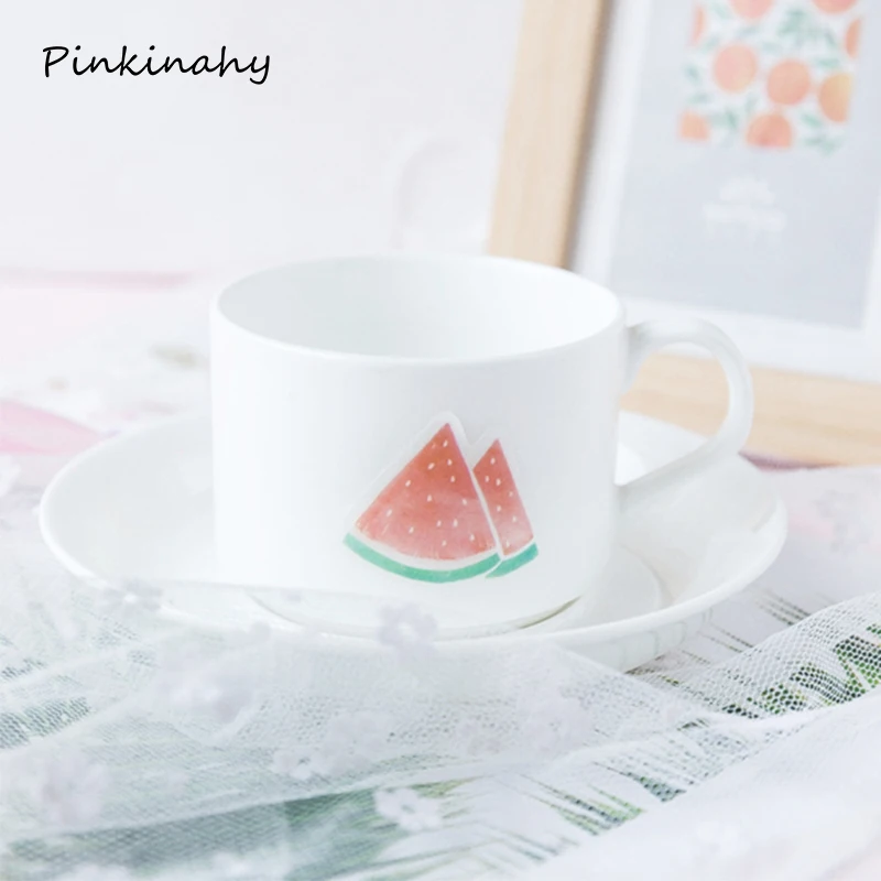 46 наклеек в виде фруктов растений еды | Канцтовары для офиса и дома