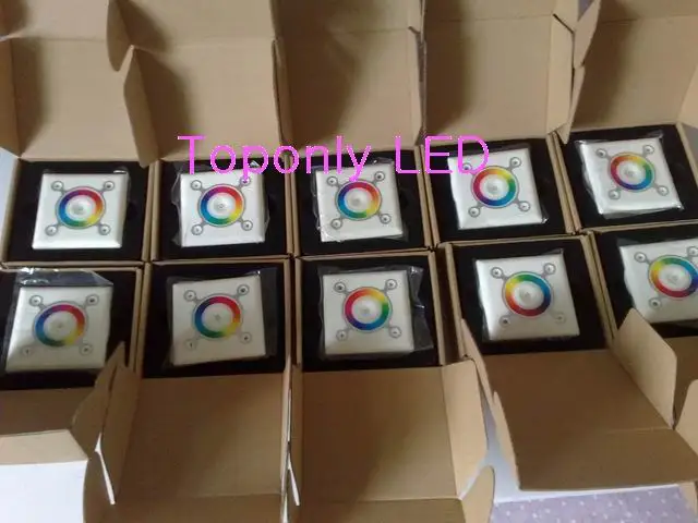 2017 Горячая продажа настенный сенсорный затемняющий RGB светодиодный контроллер